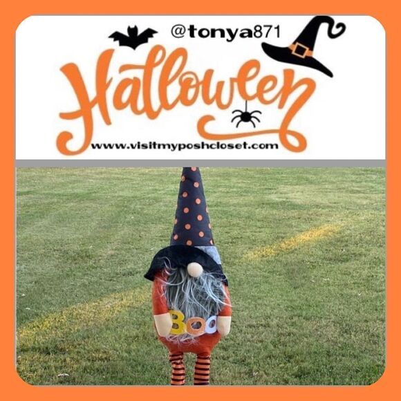 🦋 New Greenbrier International Halloween Standing Gnome, 20” Tall - Picture 1 of 9